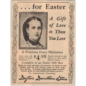 Dayton's Ivora Miniatures 3x4 1935 Minneapolis Journal Advertisement AE7-H1